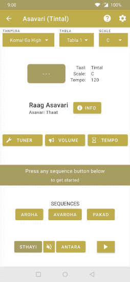 Play sthayi, antara, solo - GIF